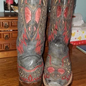 Sz 8.5 euc corral boots